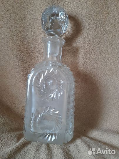 Штофы и графины СССР хрусталь