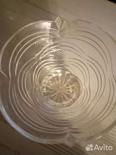 Хрустальная ваза 12 см диаметр