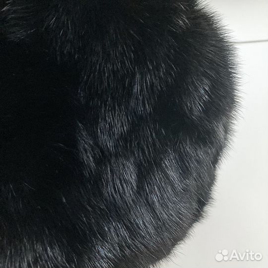 Шапка меховая норковая черная