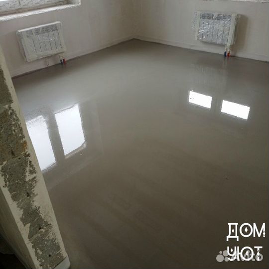 Наливной пол, стяжка пола