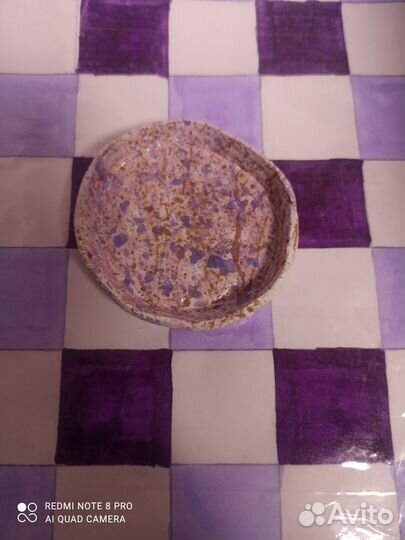 Декоративная тарелочка Абстракция для украшений