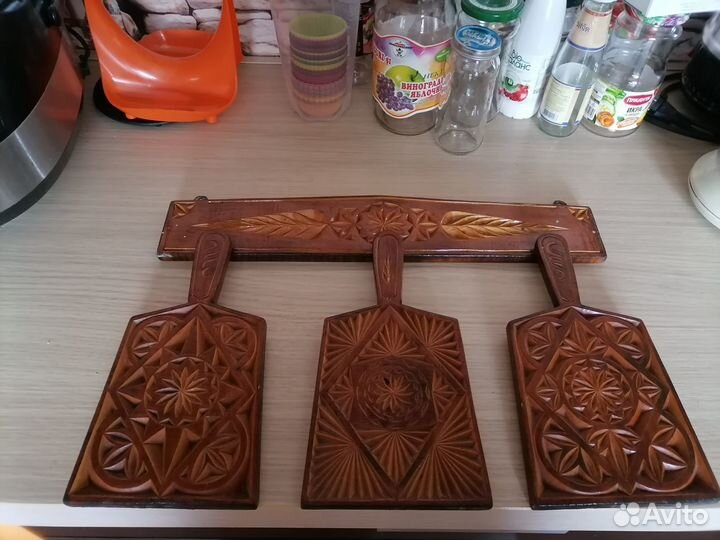 Набор досок разделочных, дерево