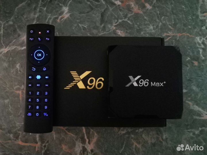 Smart TV приставка X96MAX plus1000 пульт G20SproBT