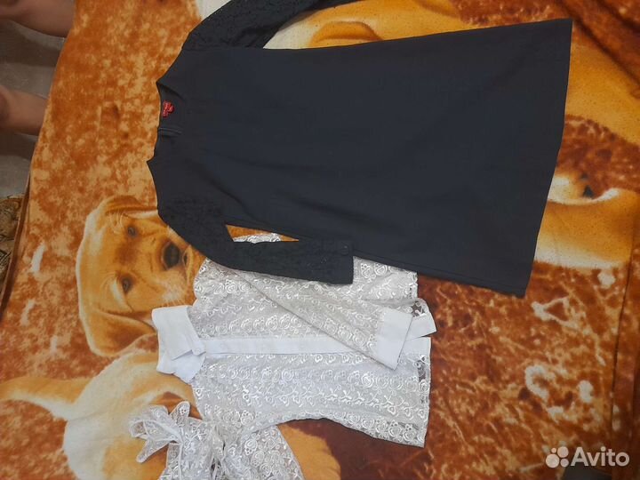 Школьные вещи для девочки пакетом 140-146