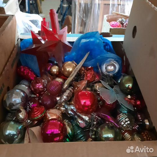 Елочные украшения СССР