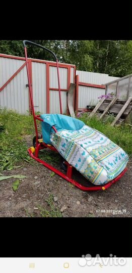 Санки с колесами