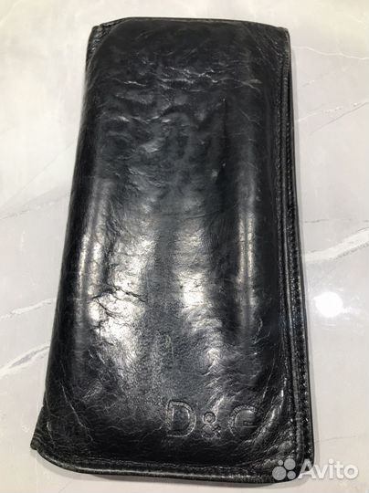 Мужское кожаное портмоне Dolce & Gabbana