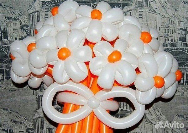 Цветы из шаров