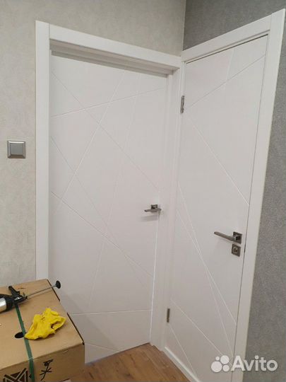 Отопление, водопровод, двери установка