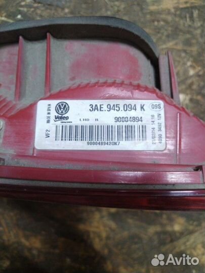Фонарь задний правый Volkswagen Passat 362 cdab