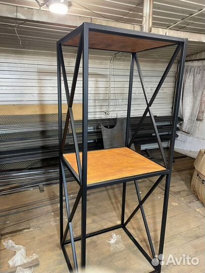 Новый металлический стеллаж лофт