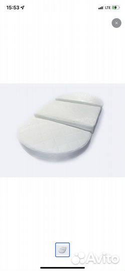 Детская кроватка овальная