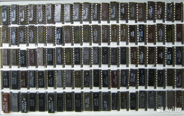 Радиодетали СССР - конденсаторы, м/с, транзисторы