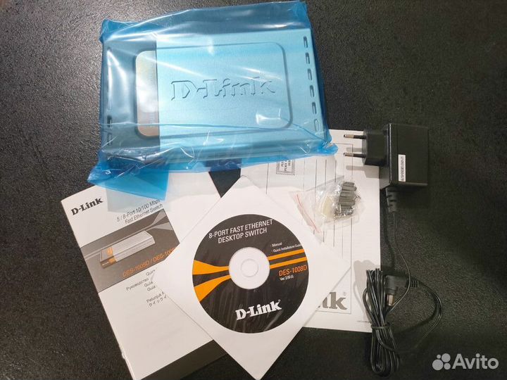 Коммутатор D-Link DES-1008D