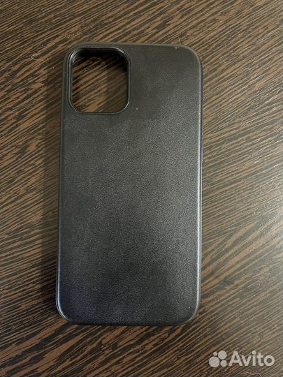 Чехол на iPhone 12 mini кожаный