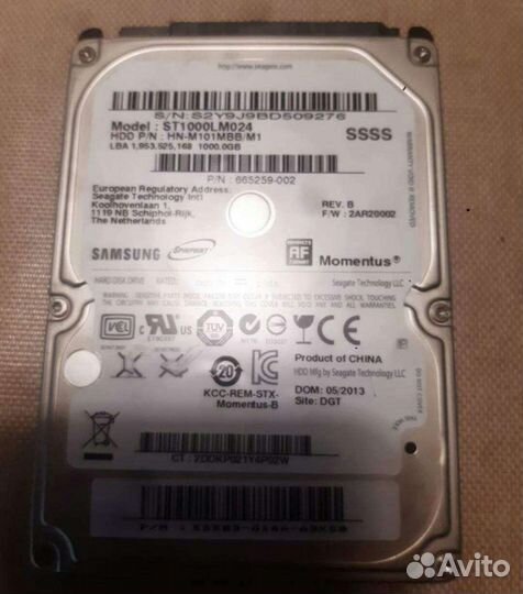Hdd/ssd для ноутбука