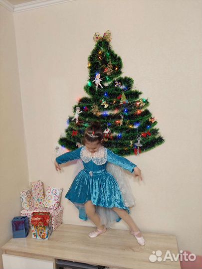 Новогоднее платье Эльза. Ручная работа