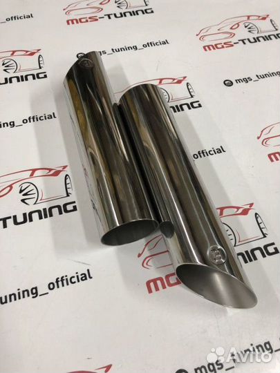 Насадки B на Mercedes G-class мат. хром 2 шт