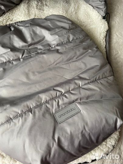 Теплый конверт в прогулочную коляску