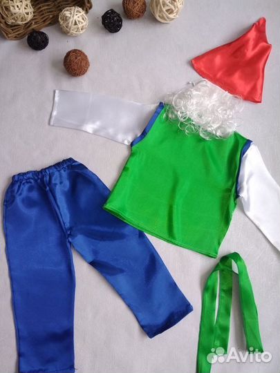 Новогодний костюм Гнома Новый 104-128 рост