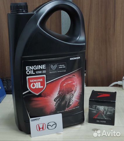 Масло мото Honda 10W30 + фильтр (Оригинал)