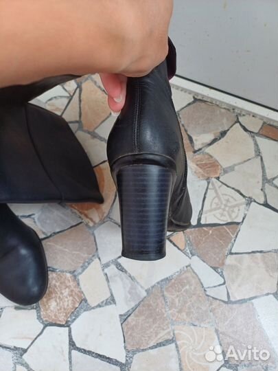 Сапоги женские натуральная кожа 38