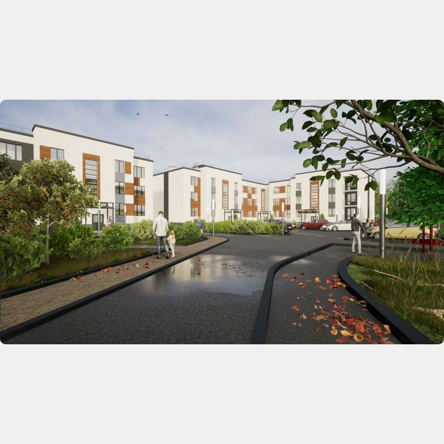 2-к. квартира, 55,6 м², 2/3 эт.