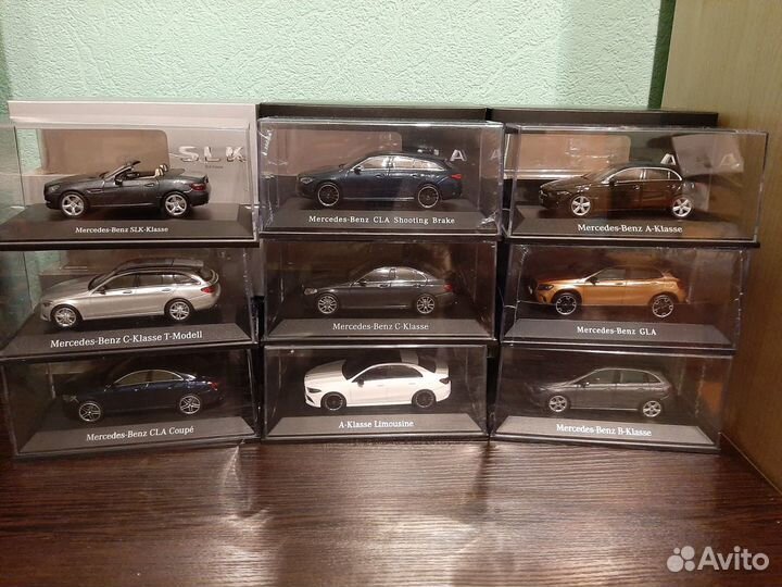 Мерседесы (Minichamps Spark Schuco Norev IXO) 1/43