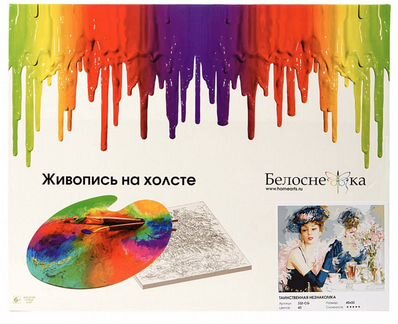 Живопись по номерам «Таинственная незнакомка»