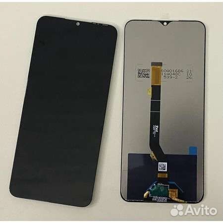 Дисплей для Tecno Spark 8P Черный