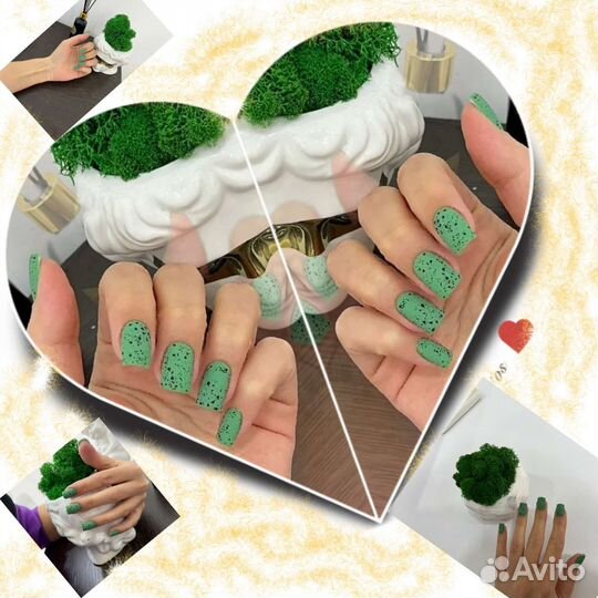 Маникюр гель-лак с выравниванием