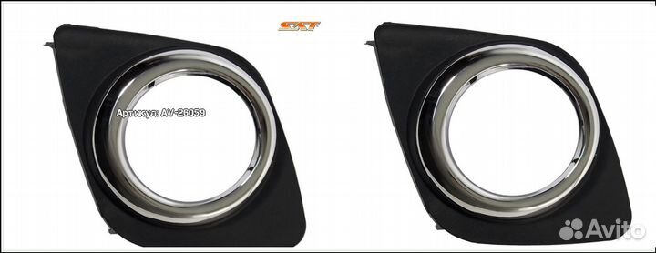 Оправа птф toyota RAV 4 2008 - 2010 правая