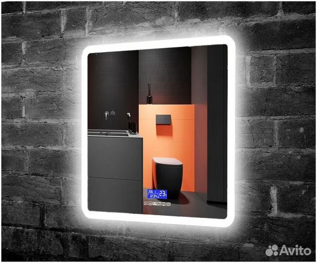 Зеркало в ванную с подсветкой и музыкой Жанейро