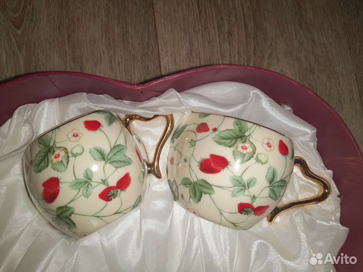 Чайный/кофейный набор в виде сердечек