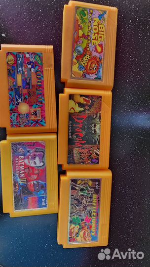 Картриджи dendy и оригинальная приставка