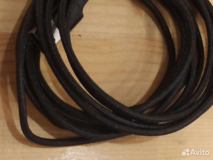 Кабель USB-Lightning в тканевой оплётке 2м