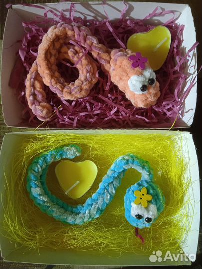 Змейка, символ 2025 года, ручная работа