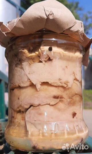 Печень трески в стекле