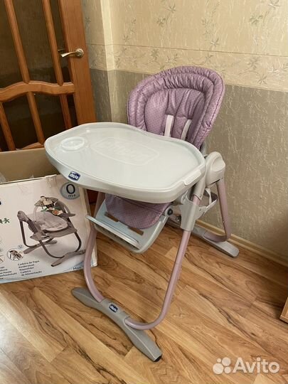 Стульчик для кормления chicco polly magic