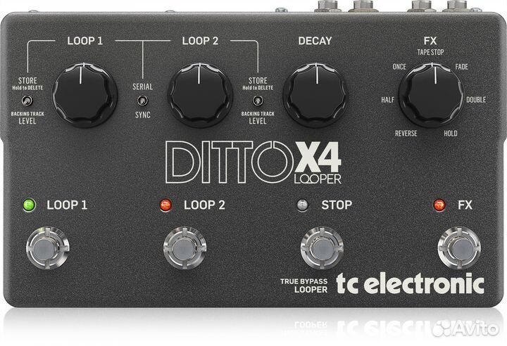 TC Electronic Ditto X4 Looper педаль Новая