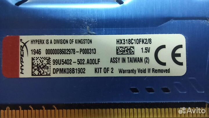 Kingston hyperx fury ddr3 16gb