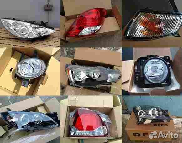 Audi a4 стекло фары противотуманной левое (Россия)