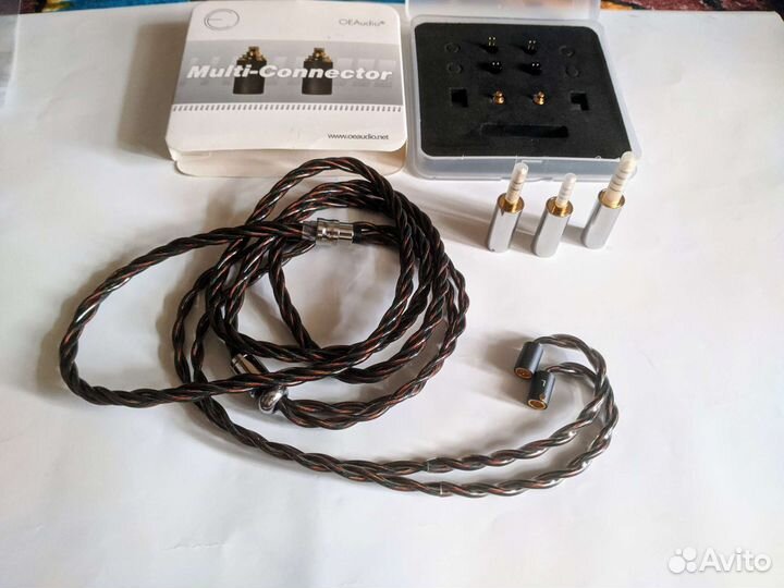 Кабель для наушников mmcx 0,78 qdc 2,5 3,5 4,4 mm