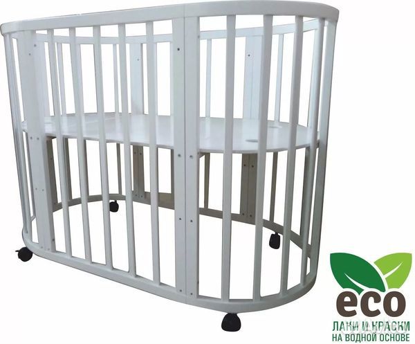 Кроватка круглая овальная
