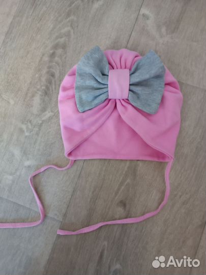 Шапочка для девочки от 7мес