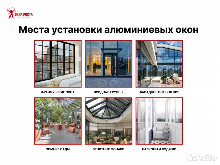 Алюминиевые окна