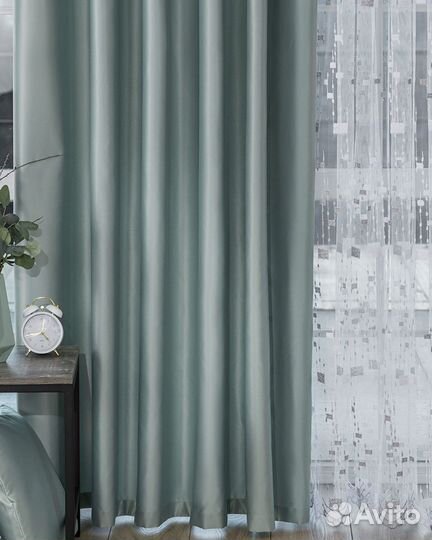 Комплект портьер сатен Адора Топаз шторы