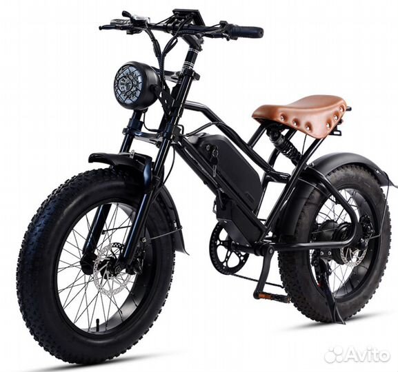 Электровелосипед Рэтро Стиль Новый 500W 48V15A