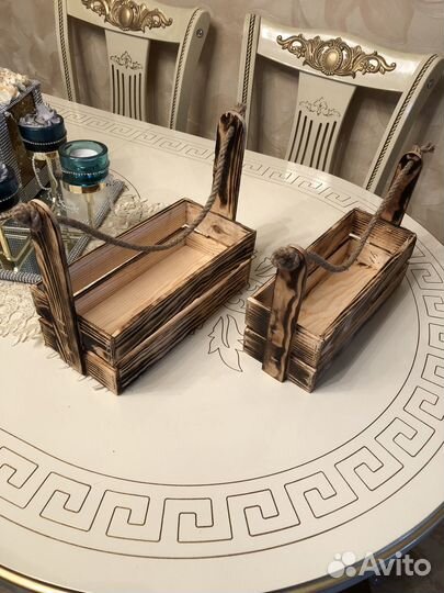 Декоративный деревянный ящик