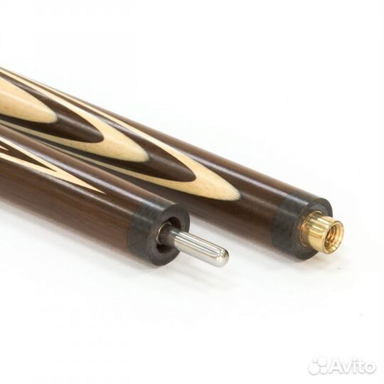 Кий пирамида 2-pc Классика (коричневый граб, граб)